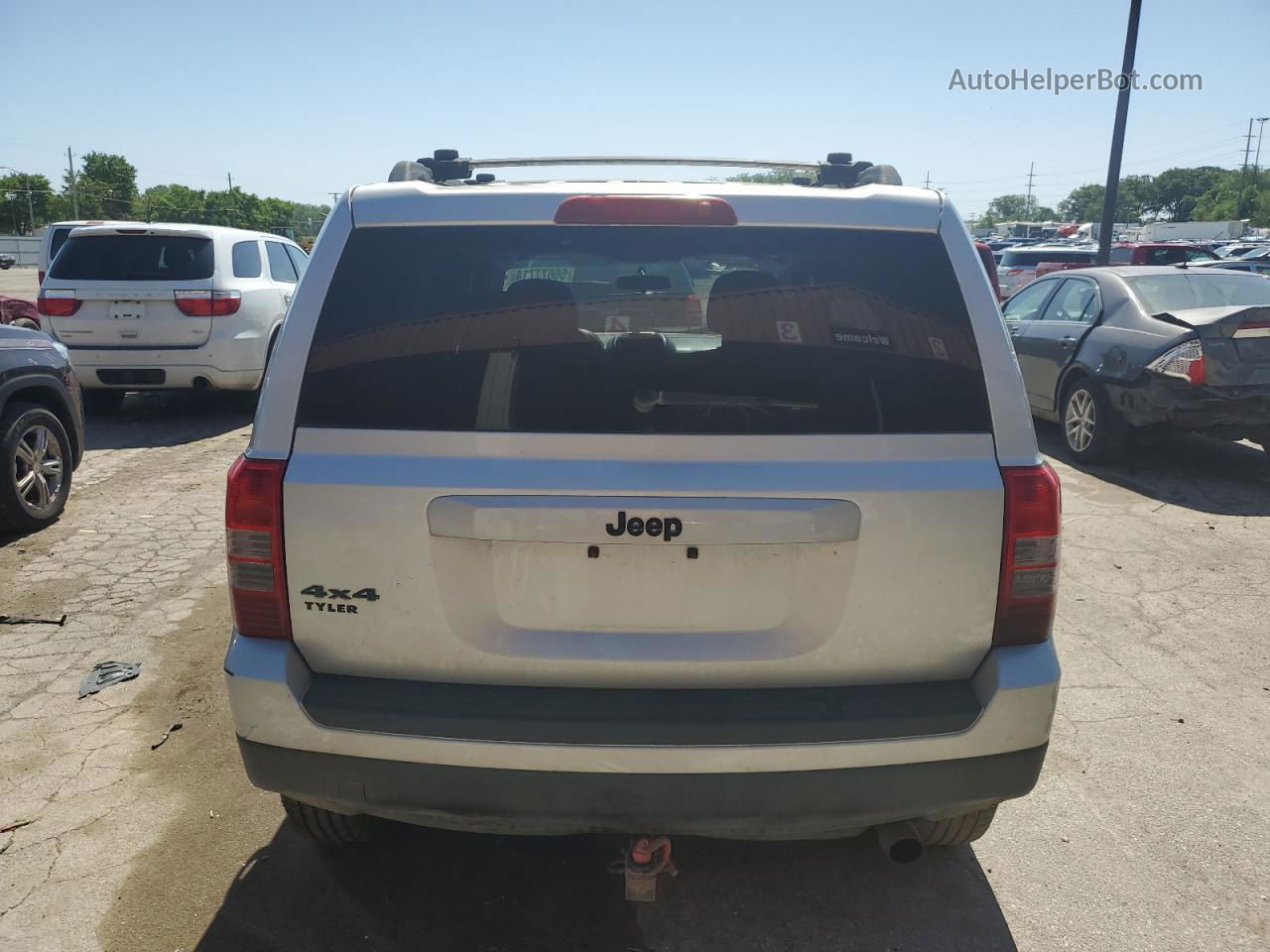 2014 Jeep Patriot Sport Серебряный vin: 1C4NJRBB7ED520377