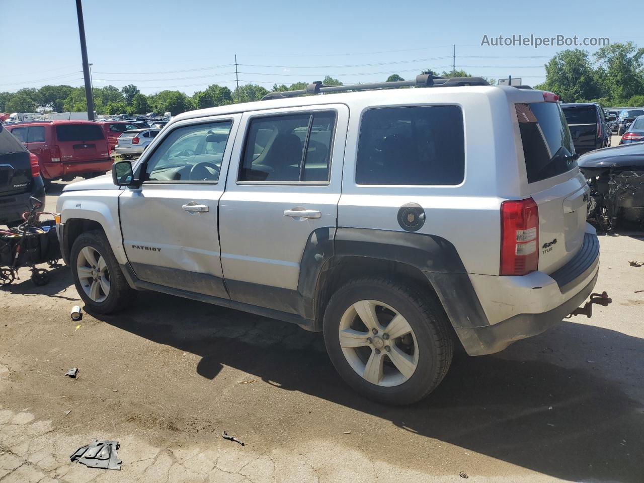 2014 Jeep Patriot Sport Серебряный vin: 1C4NJRBB7ED520377