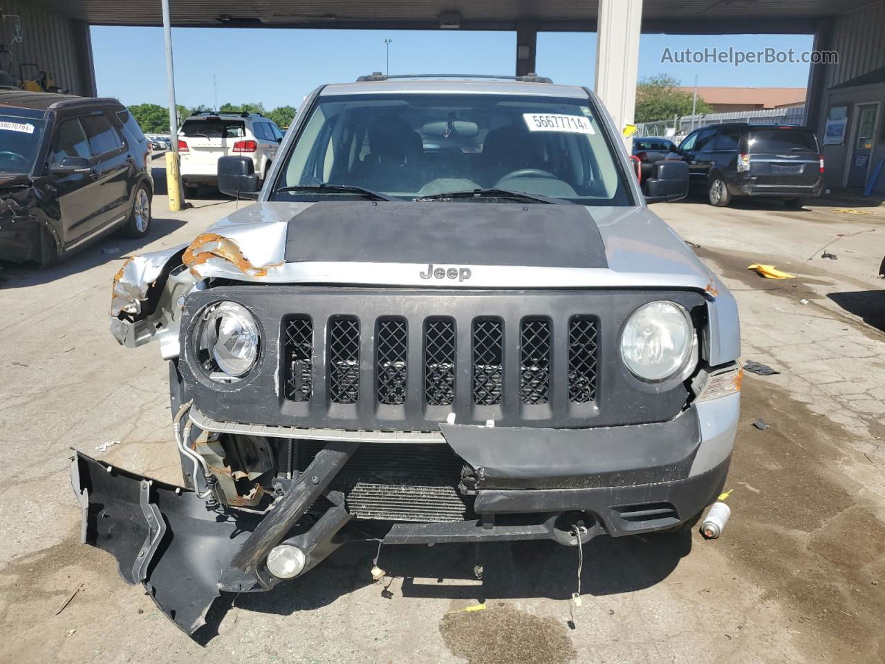 2014 Jeep Patriot Sport Silver vin: 1C4NJRBB7ED520377