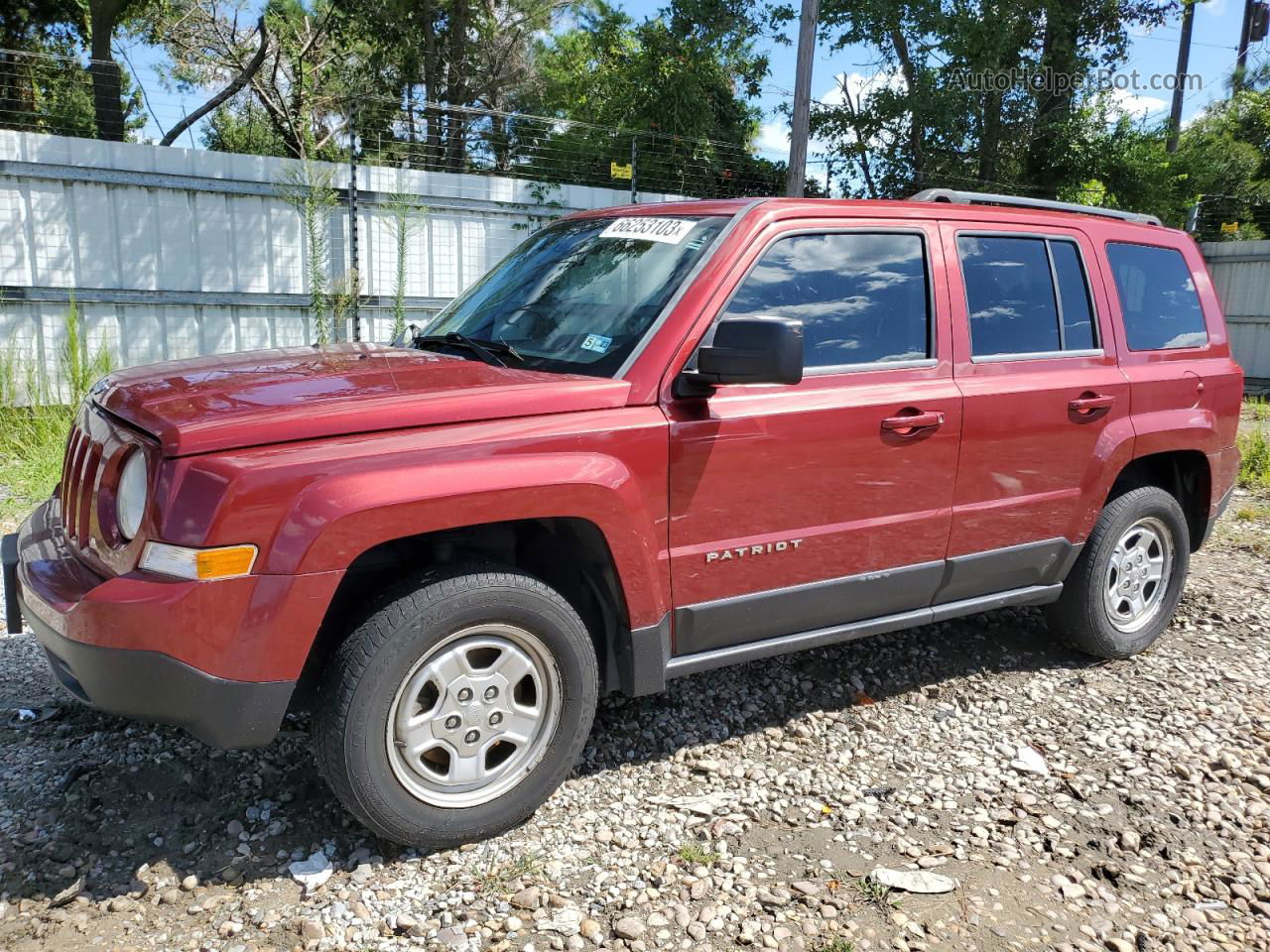 2014 Jeep Patriot Sport Red vin: 1C4NJRBB7ED591840