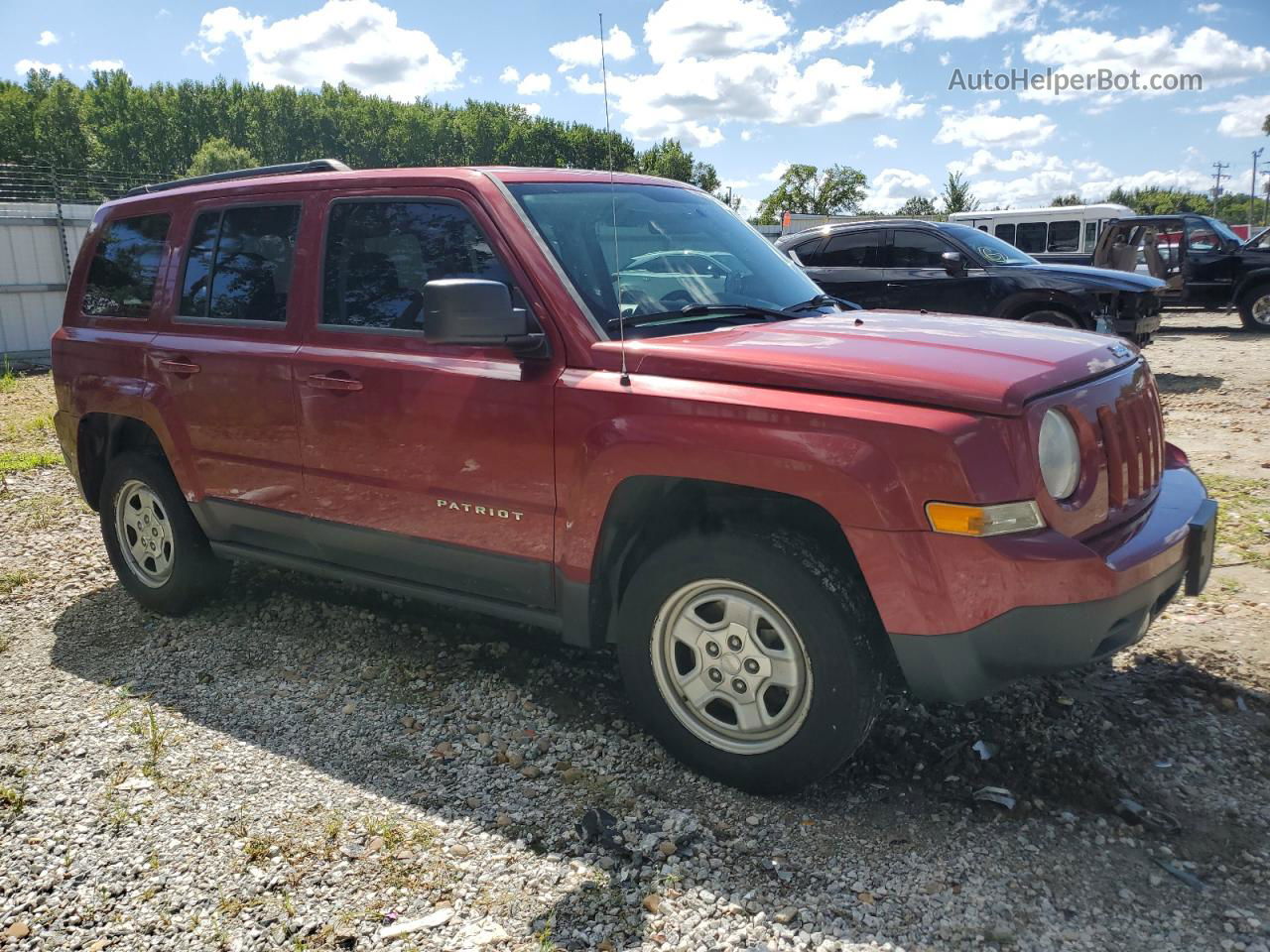 2014 Jeep Patriot Sport Red vin: 1C4NJRBB7ED591840