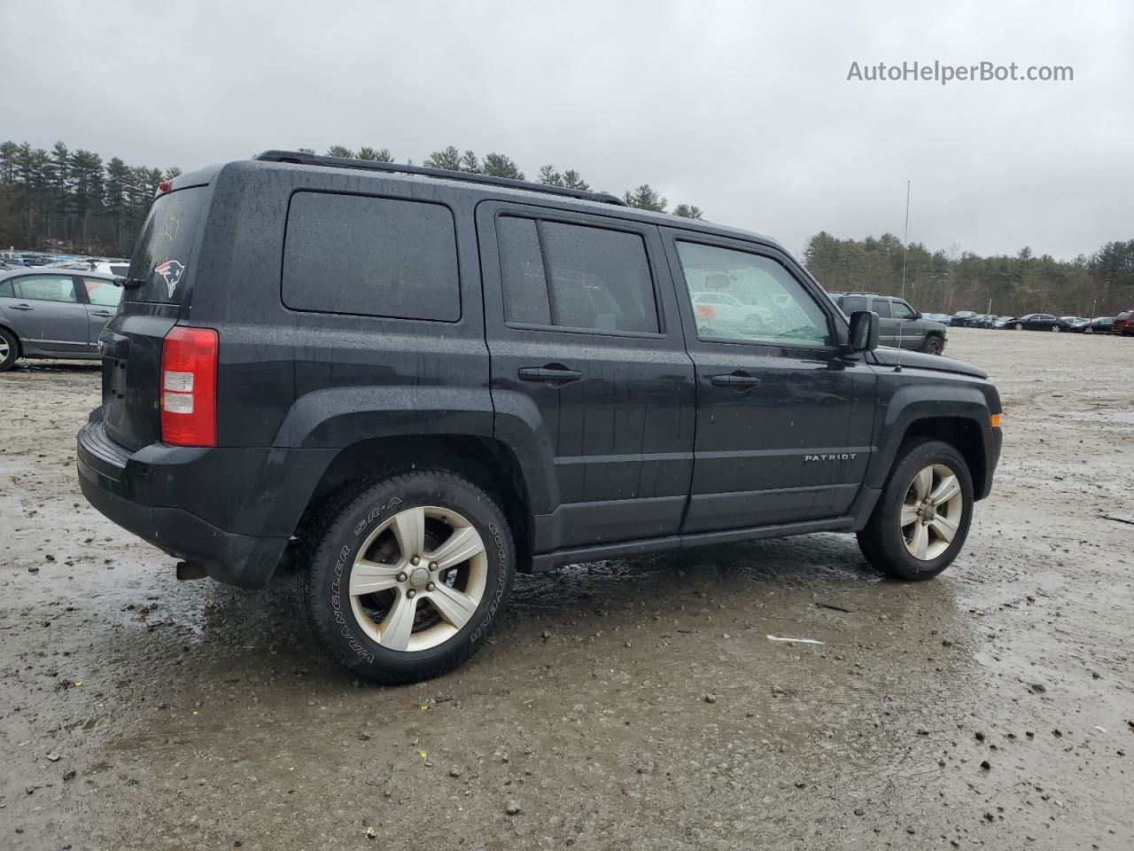 2014 Jeep Patriot Sport Черный vin: 1C4NJRBB7ED649915