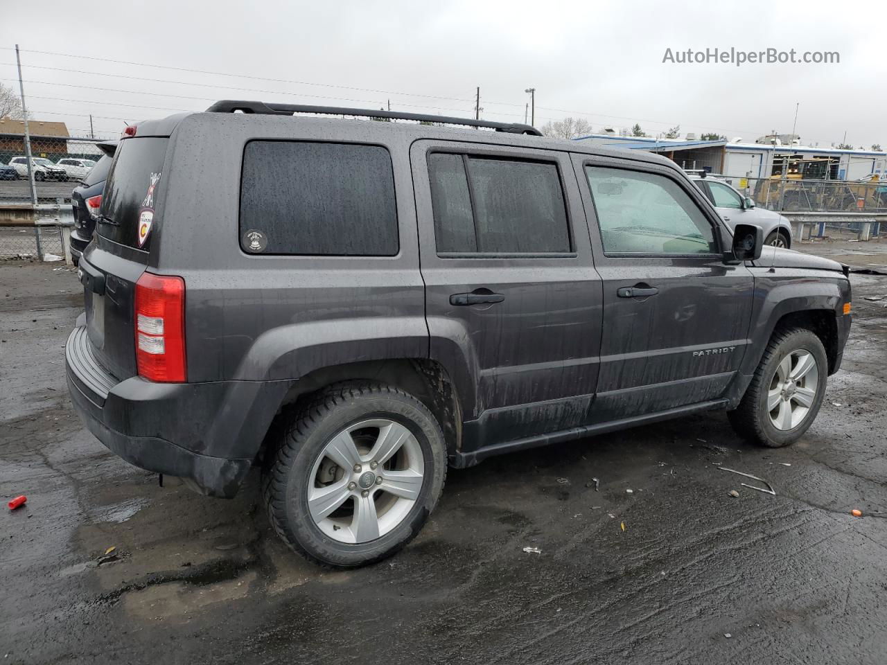 2014 Jeep Patriot Sport Серый vin: 1C4NJRBB7ED910671