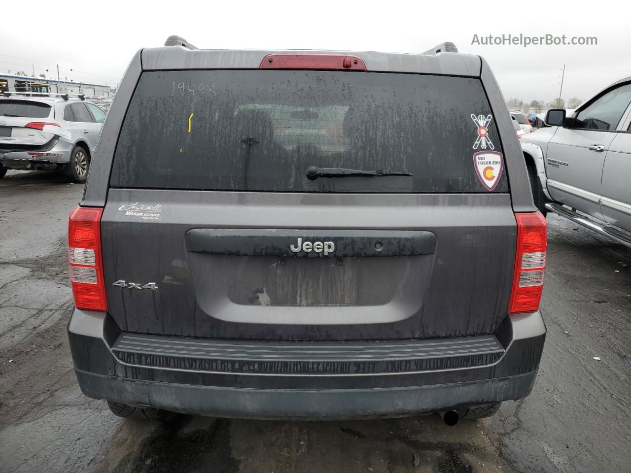 2014 Jeep Patriot Sport Gray vin: 1C4NJRBB7ED910671