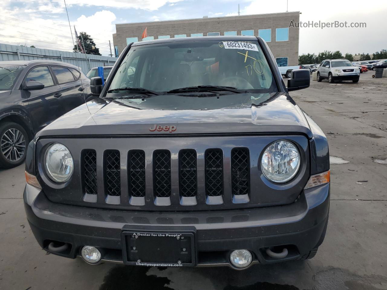 2016 Jeep Patriot Sport Серый vin: 1C4NJRBB7GD692413