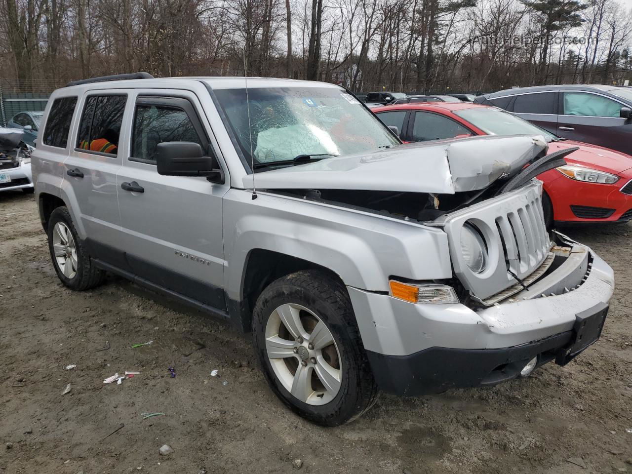 2014 Jeep Patriot Sport Silver vin: 1C4NJRBB8ED503684