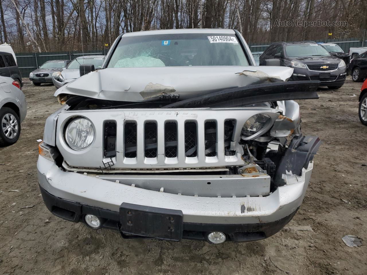 2014 Jeep Patriot Sport Silver vin: 1C4NJRBB8ED503684