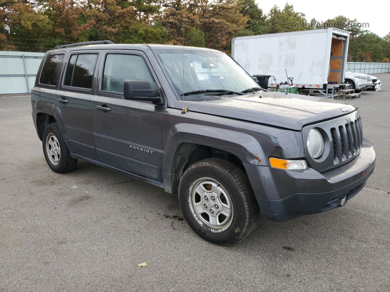 2014 Jeep Patriot Sport Gray vin: 1C4NJRBB8ED796275