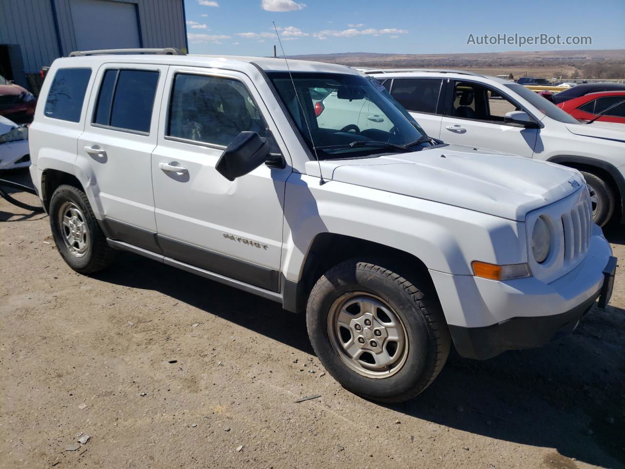 2014 Jeep Patriot Sport White vin: 1C4NJRBB8ED842154