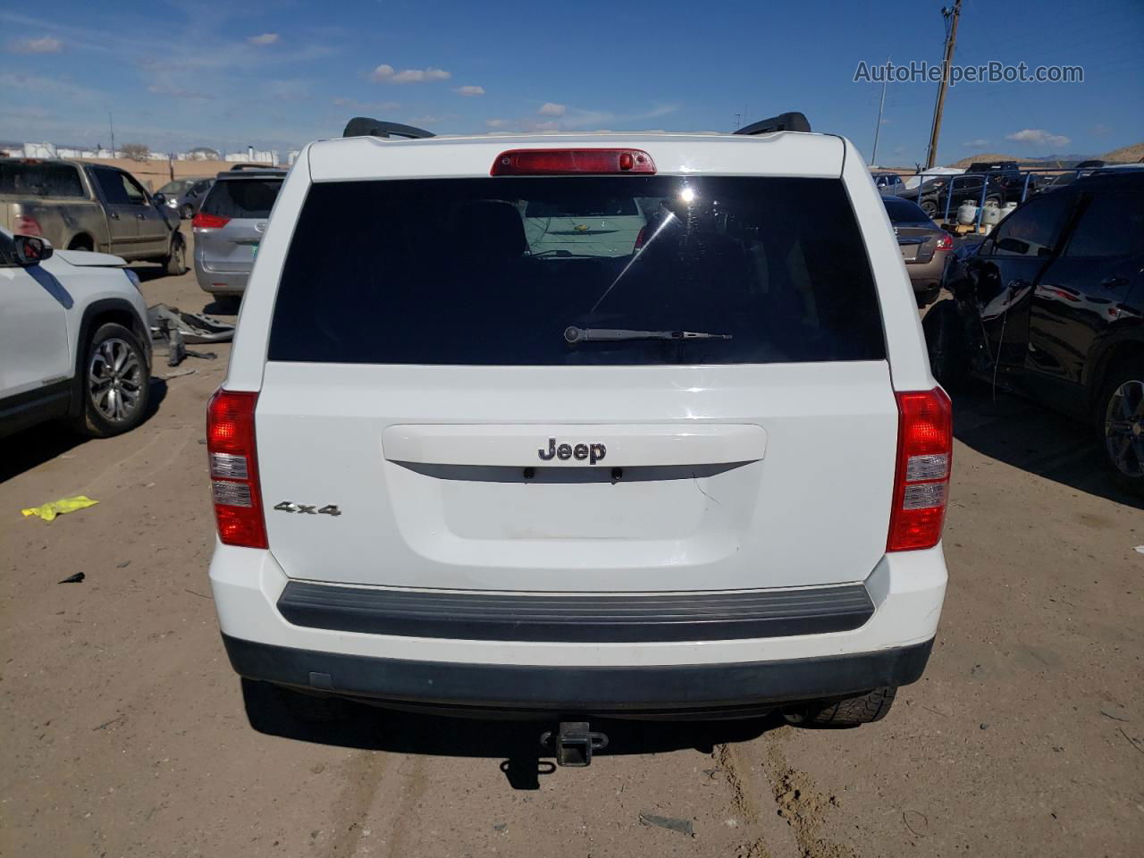 2014 Jeep Patriot Sport White vin: 1C4NJRBB8ED842154