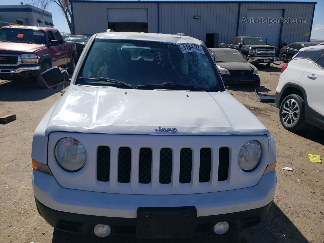 2014 Jeep Patriot Sport White vin: 1C4NJRBB8ED842154