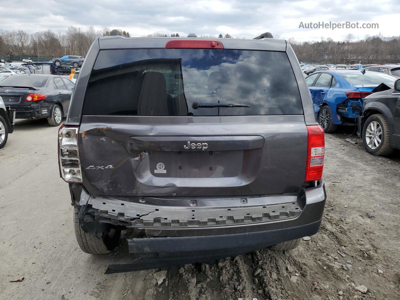 2014 Jeep Patriot Sport Gray vin: 1C4NJRBB8ED885828