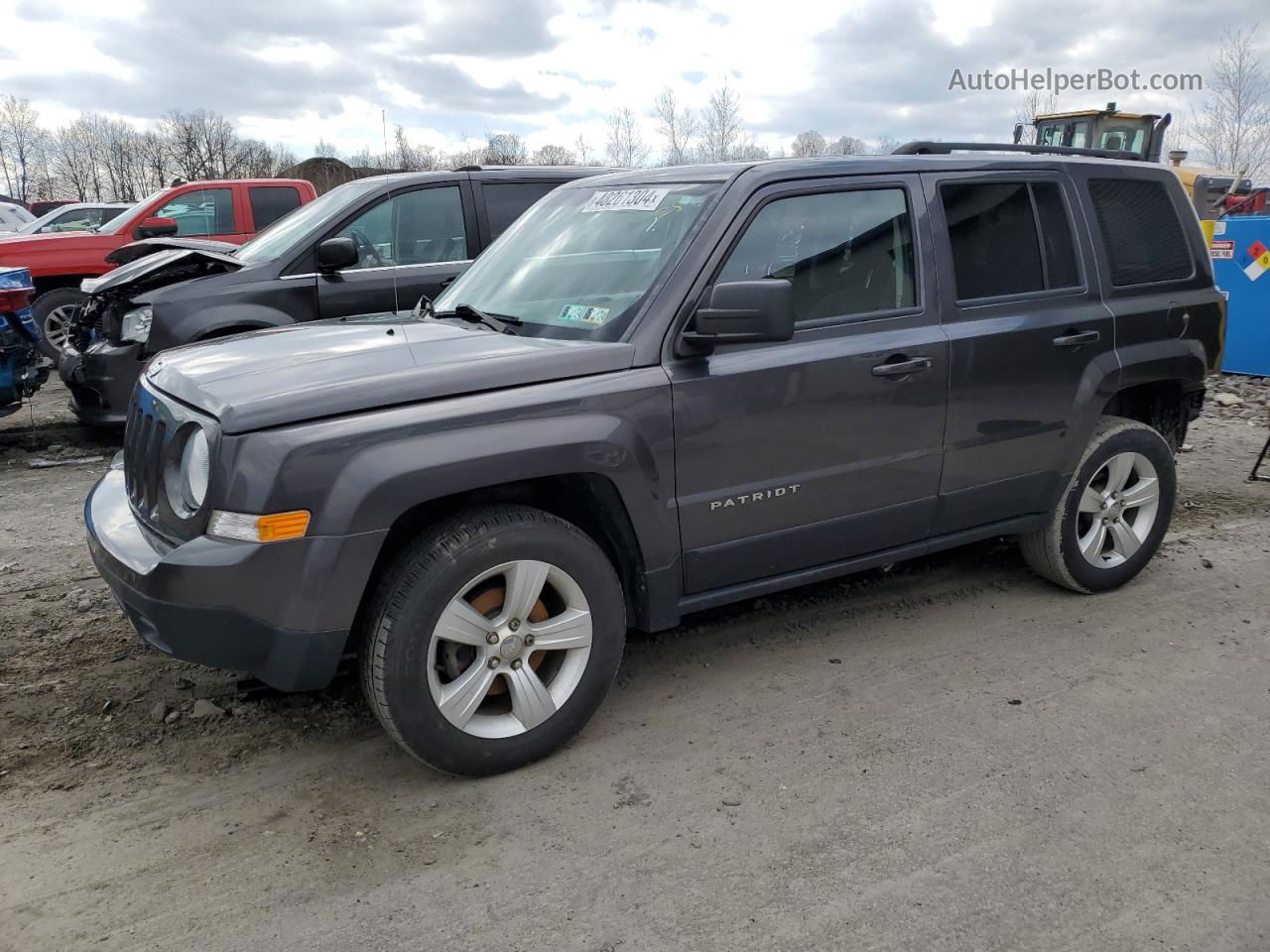 2014 Jeep Patriot Sport Серый vin: 1C4NJRBB8ED885828