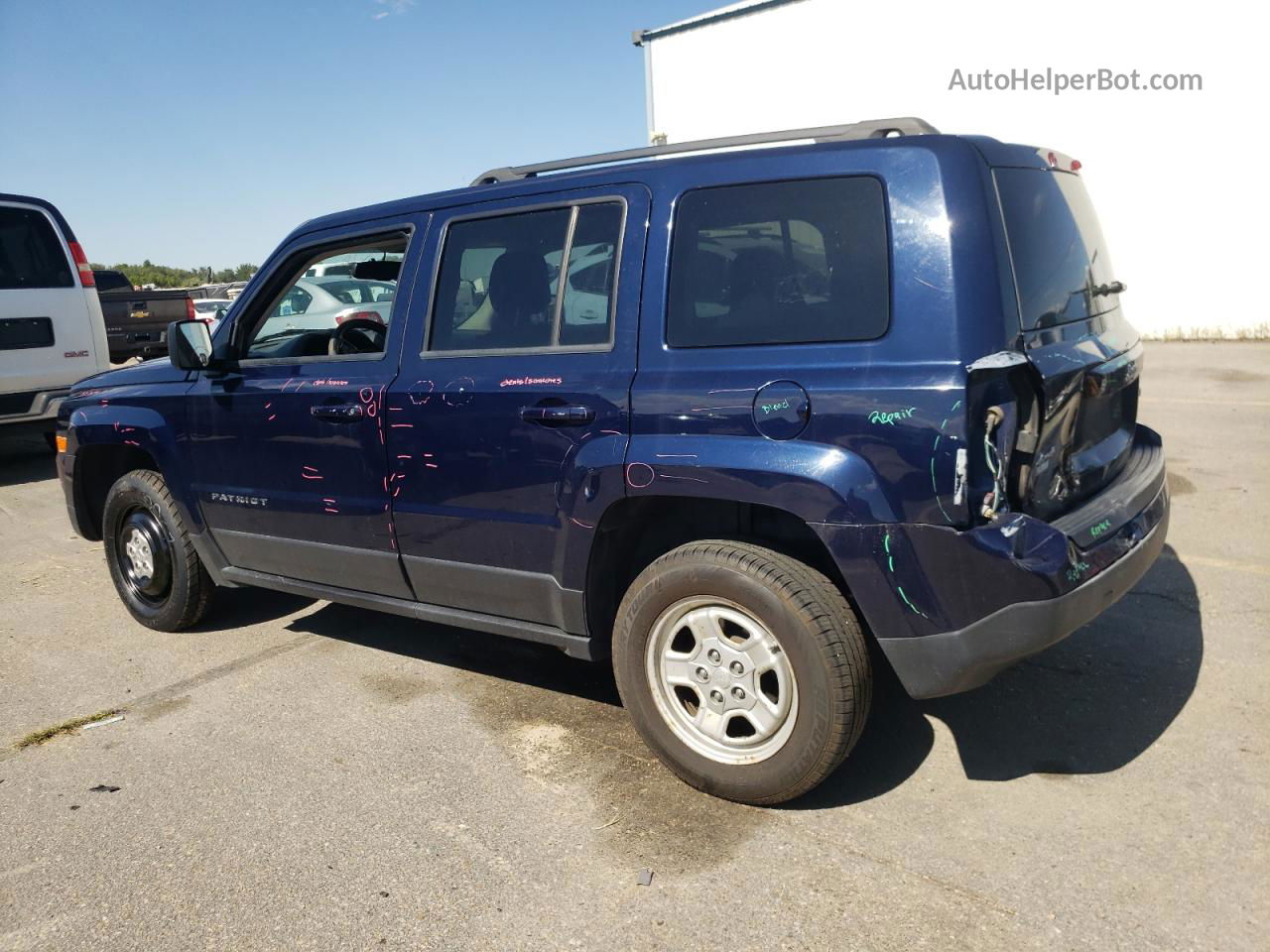 2016 Jeep Patriot Sport Blue vin: 1C4NJRBB8GD691612