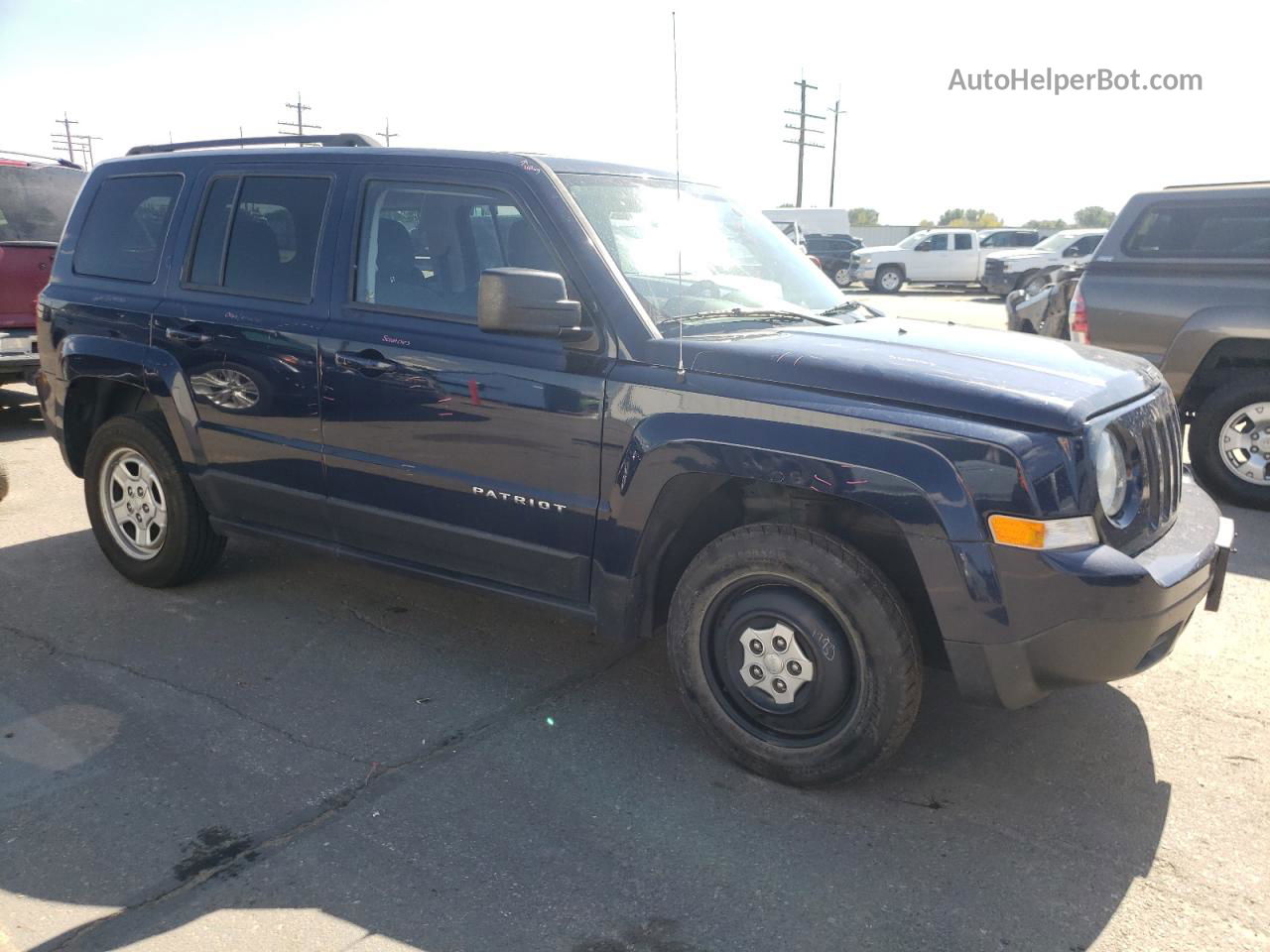 2016 Jeep Patriot Sport Blue vin: 1C4NJRBB8GD691612