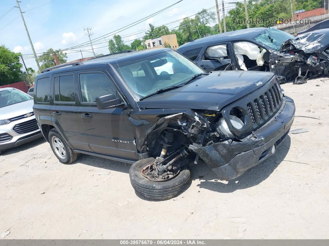 2016 Jeep Patriot Sport Black vin: 1C4NJRBB8GD782508