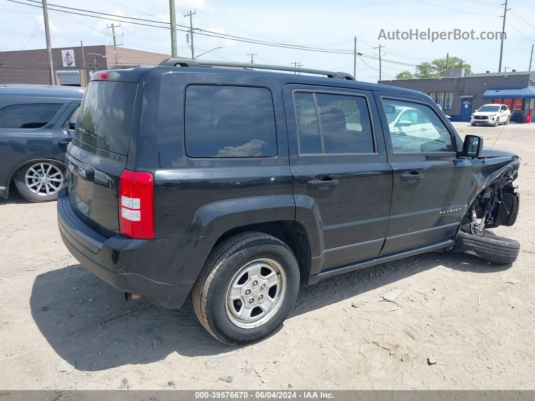 2016 Jeep Patriot Sport Black vin: 1C4NJRBB8GD782508