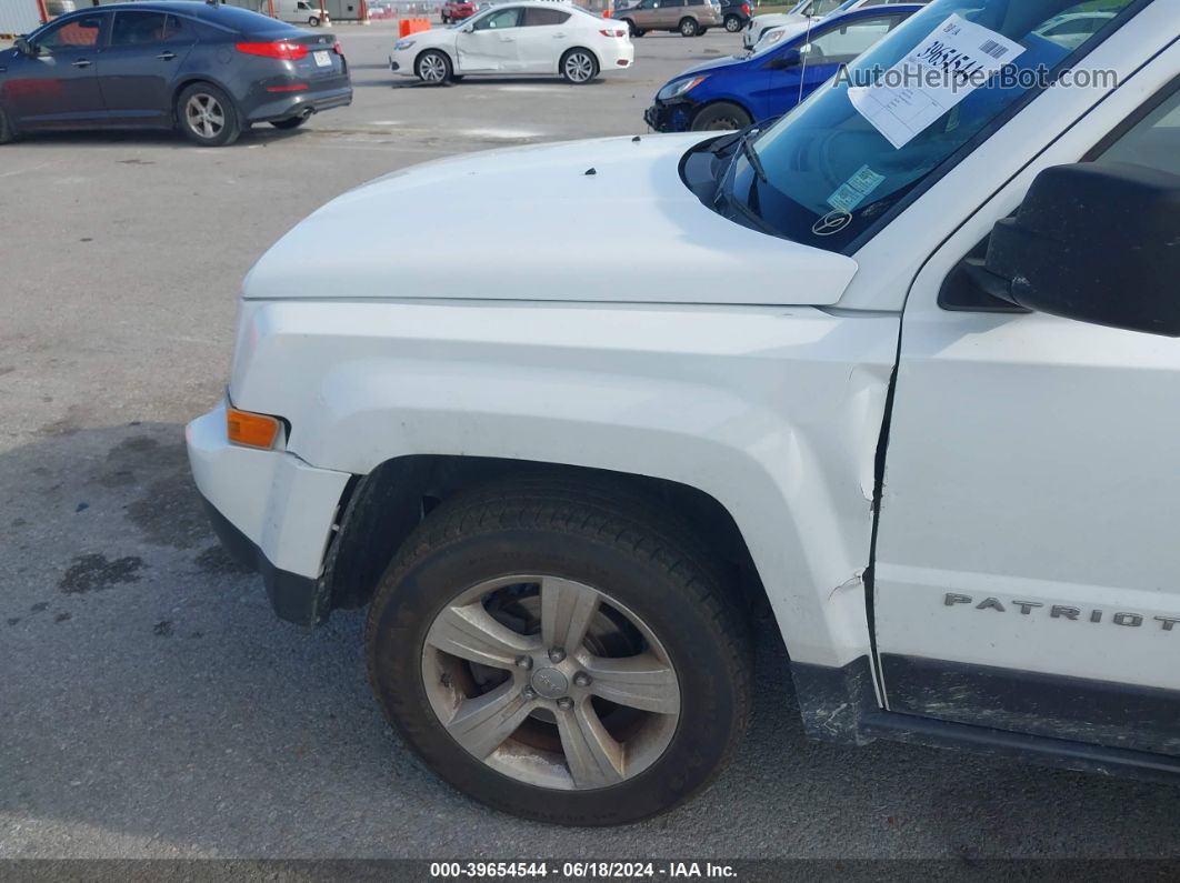 2014 Jeep Patriot Sport White vin: 1C4NJRBB9ED558287