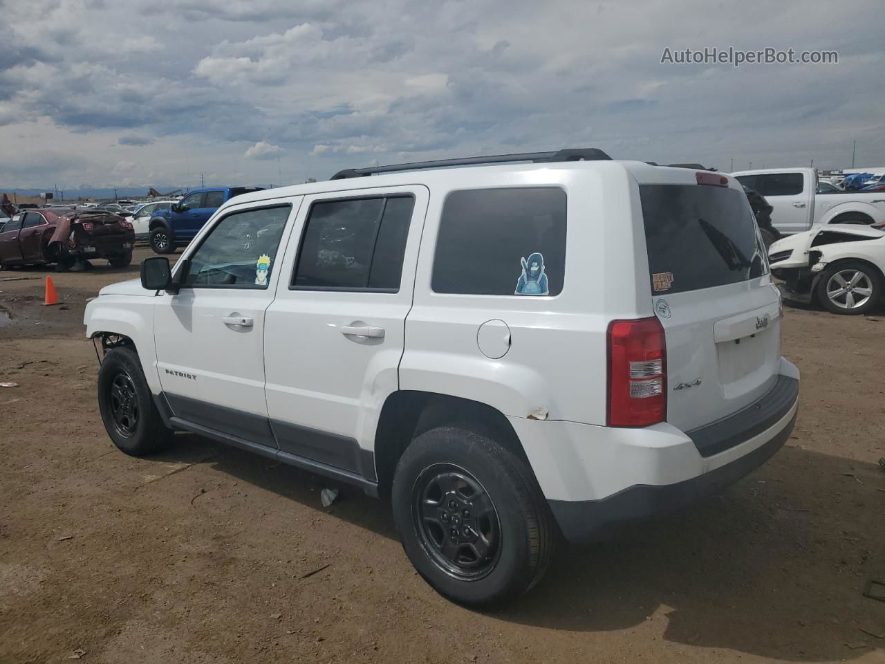 2016 Jeep Patriot Sport White vin: 1C4NJRBB9GD520559