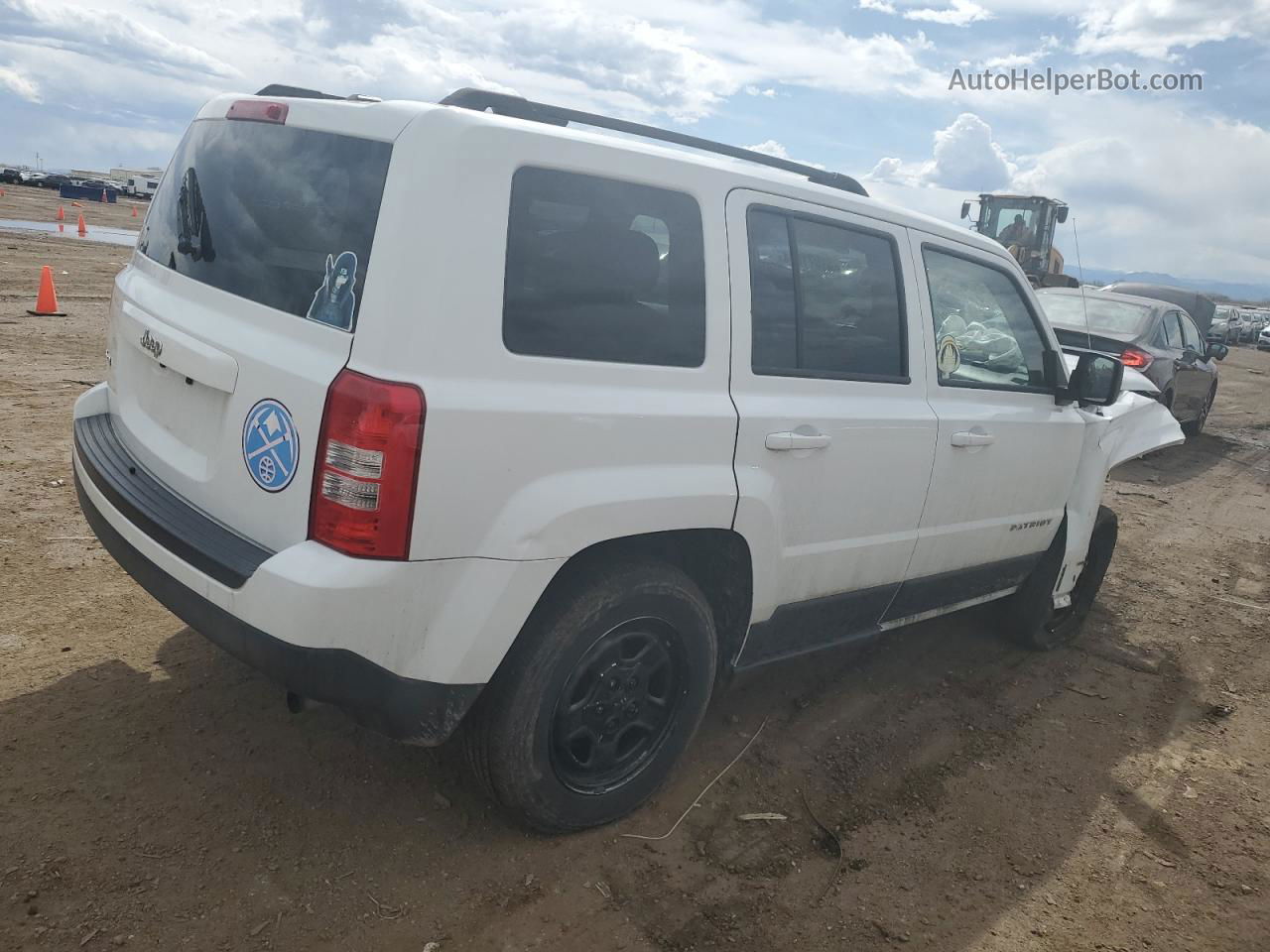 2016 Jeep Patriot Sport White vin: 1C4NJRBB9GD520559