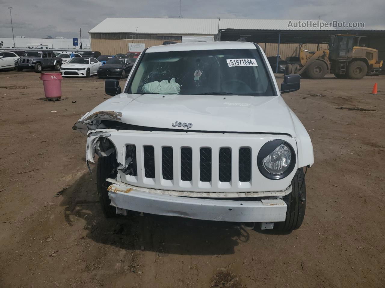 2016 Jeep Patriot Sport White vin: 1C4NJRBB9GD520559