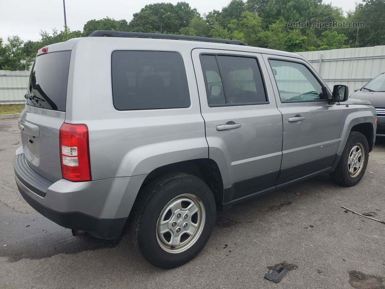 2016 Jeep Patriot Sport Silver vin: 1C4NJRBB9GD545249