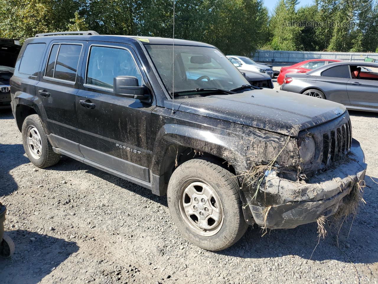 2016 Jeep Patriot Sport Black vin: 1C4NJRBB9GD594824