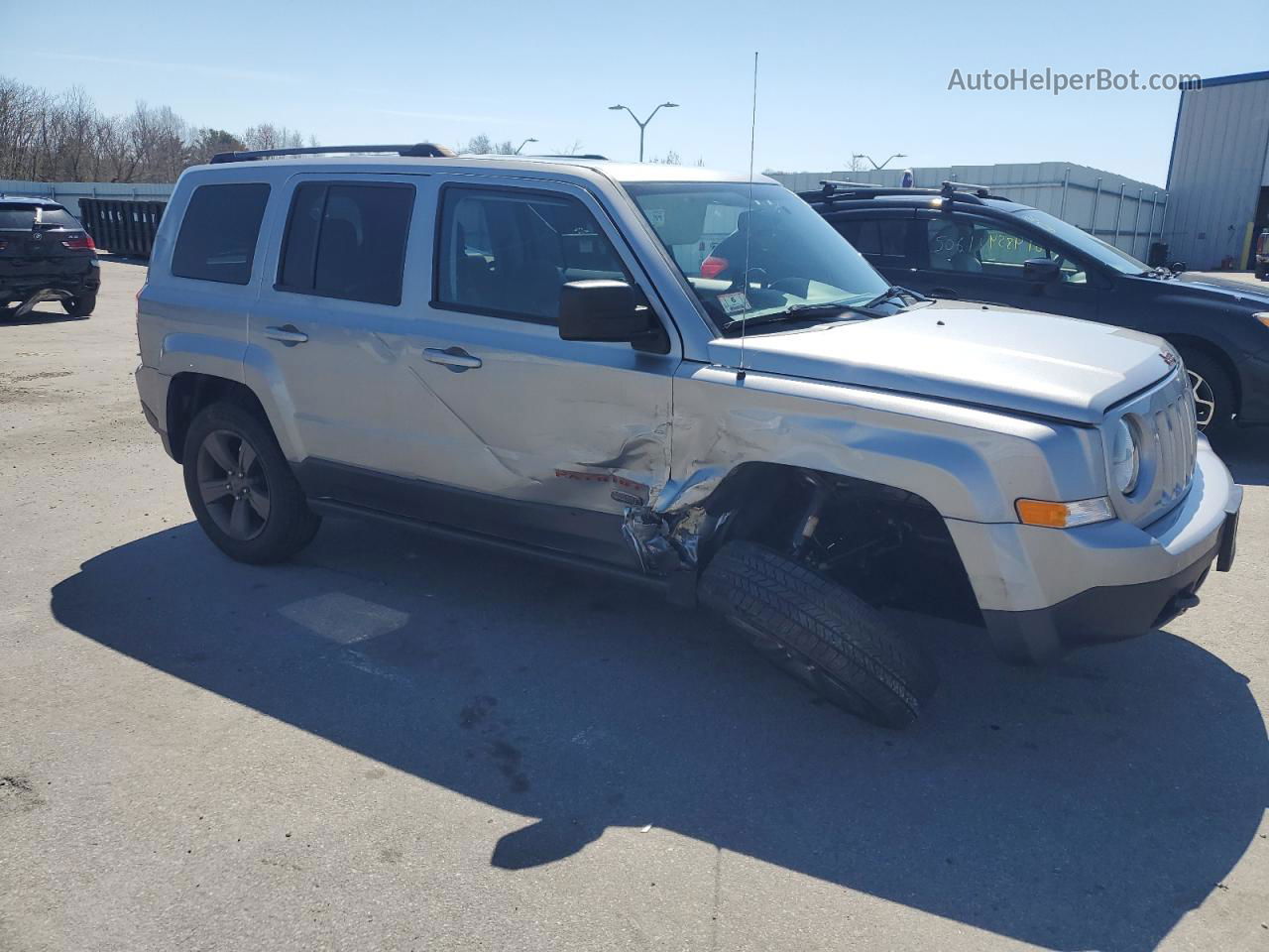 2016 Jeep Patriot Sport Серебряный vin: 1C4NJRBB9GD696401