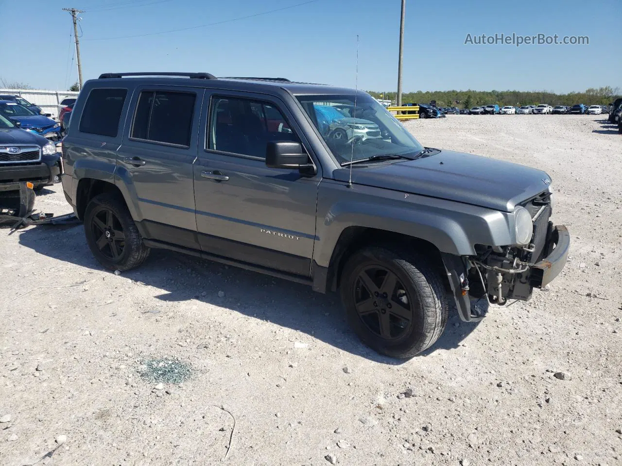 2012 Jeep Patriot Sport Gray vin: 1C4NJRBBXCD593952