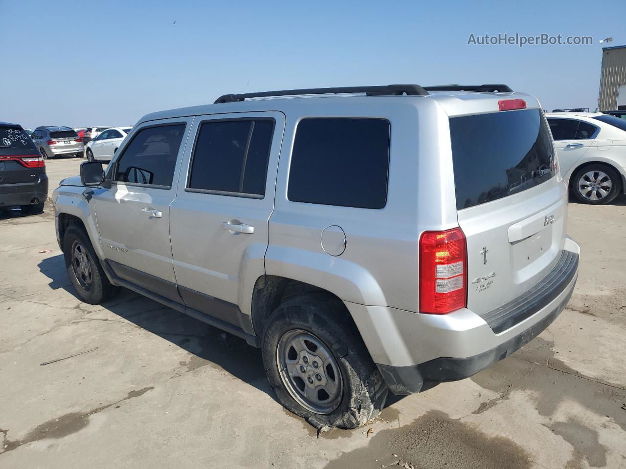 2014 Jeep Patriot Sport Silver vin: 1C4NJRBBXED511463