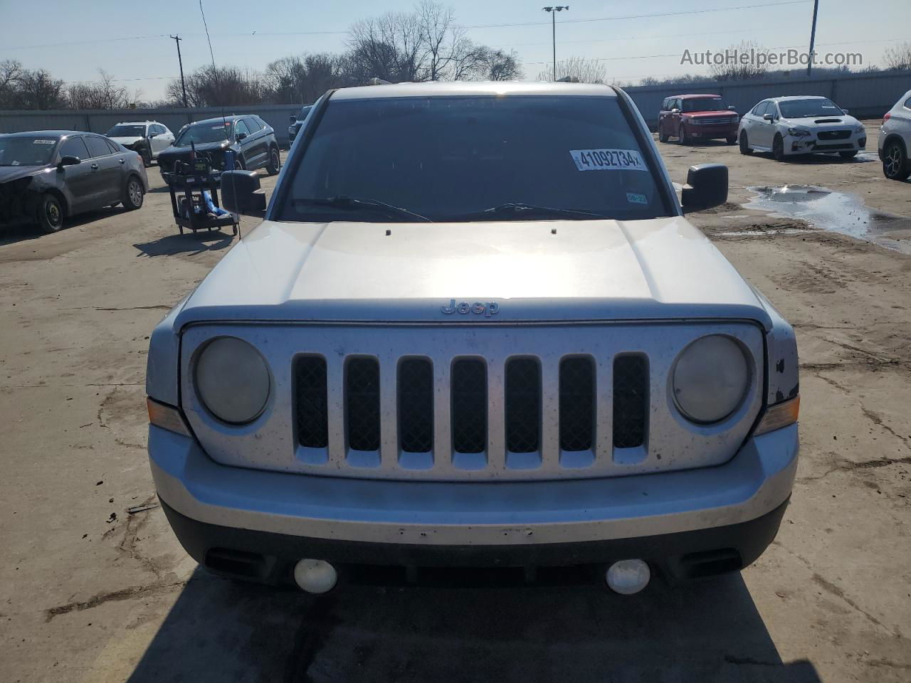 2014 Jeep Patriot Sport Silver vin: 1C4NJRBBXED511463