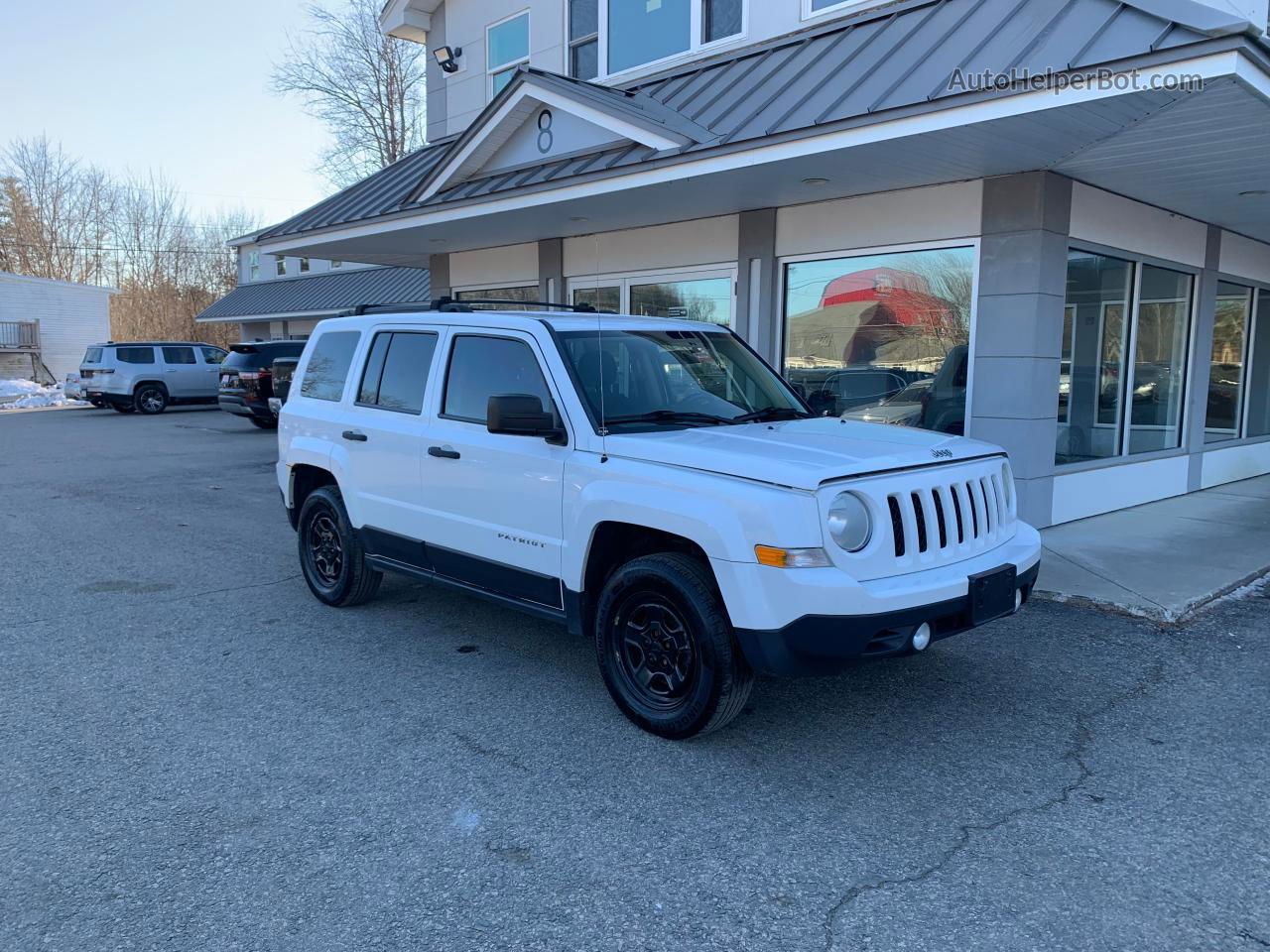 2014 Jeep Patriot Sport White vin: 1C4NJRBBXED687932