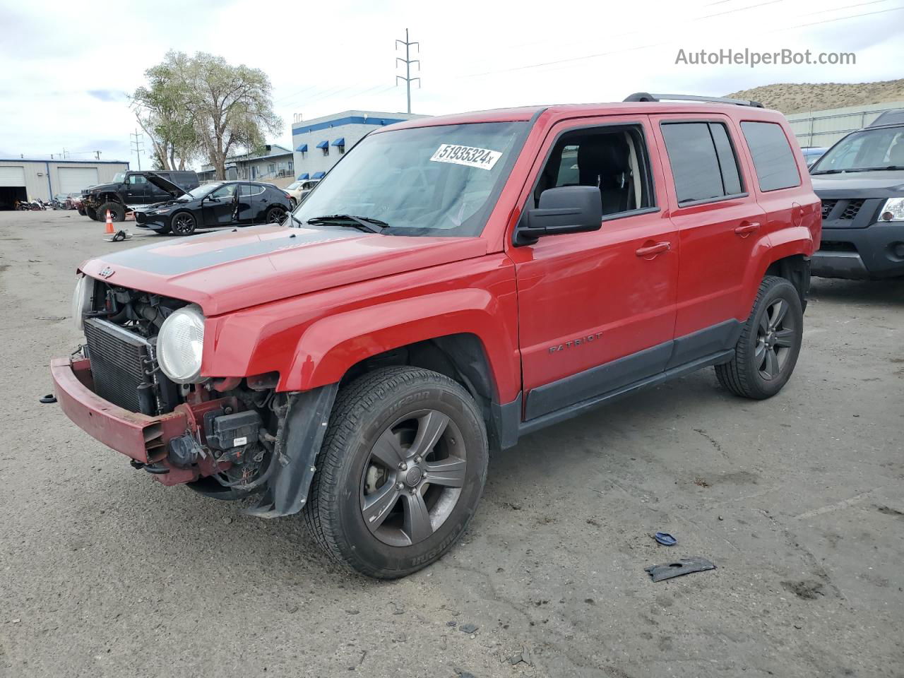 2016 Jeep Patriot Sport Red vin: 1C4NJRBBXGD672639