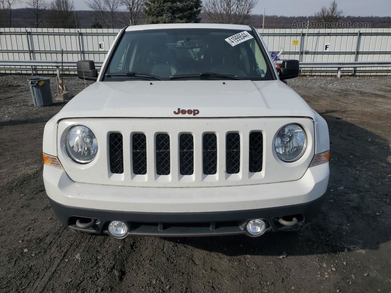 2016 Jeep Patriot Sport White vin: 1C4NJRBBXGD707146