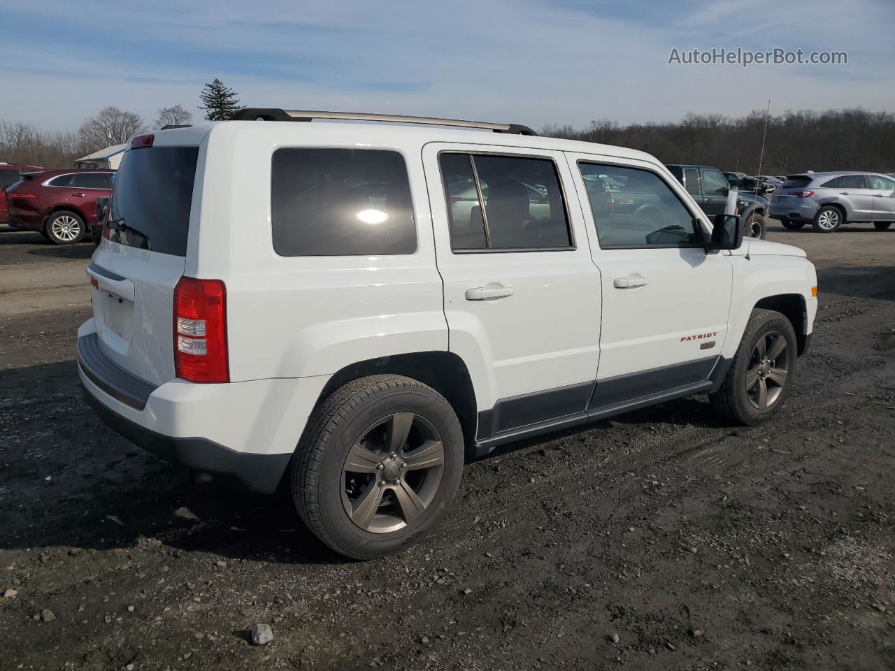 2016 Jeep Patriot Sport White vin: 1C4NJRBBXGD707146