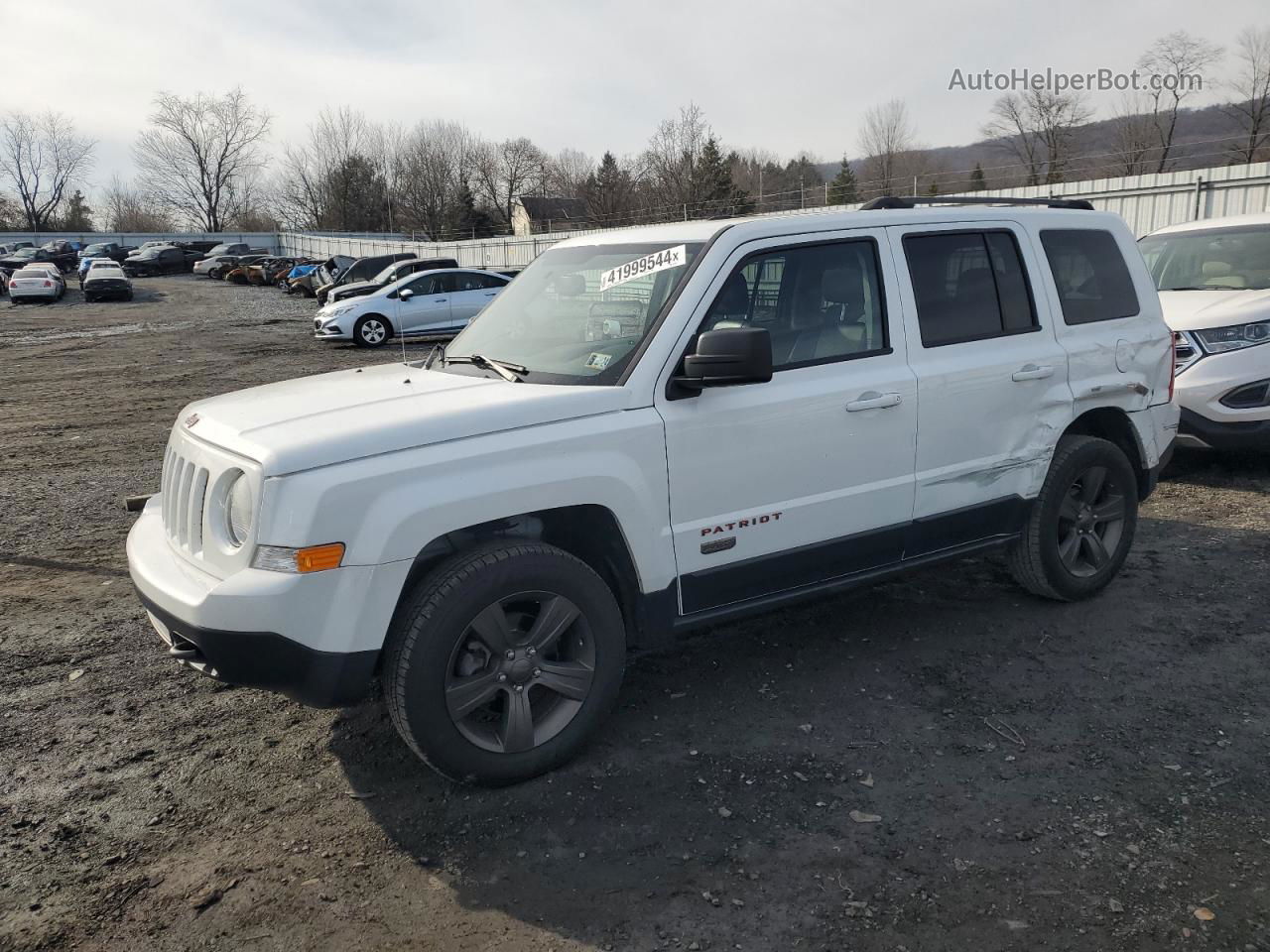 2016 Jeep Patriot Sport White vin: 1C4NJRBBXGD707146