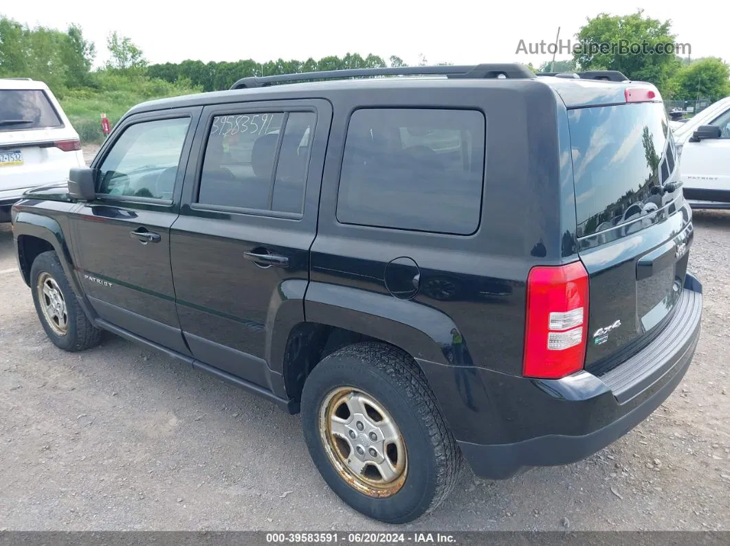 2016 Jeep Patriot Sport Black vin: 1C4NJRBBXGD781229