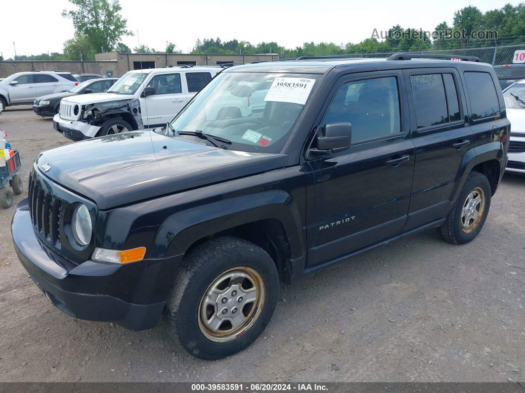 2016 Jeep Patriot Sport Black vin: 1C4NJRBBXGD781229