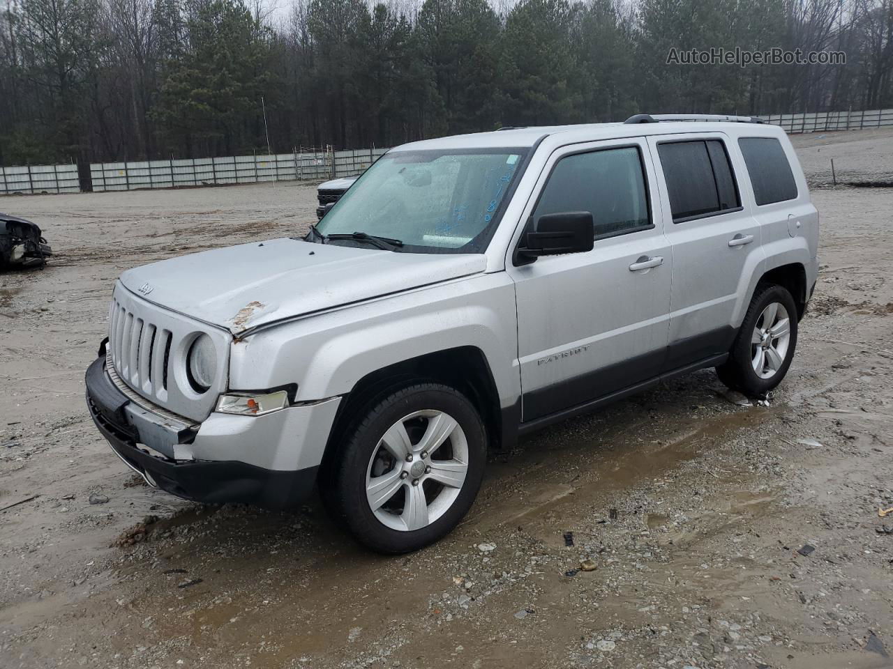 2014 Jeep Patriot Limited Silver vin: 1C4NJRCB3ED569848