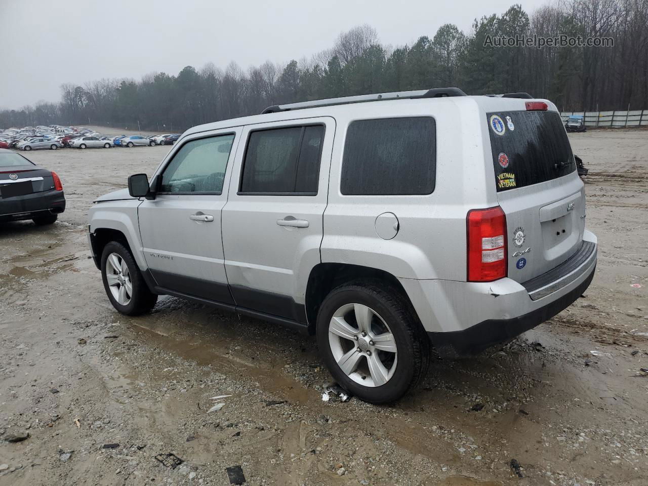 2014 Jeep Patriot Limited Silver vin: 1C4NJRCB3ED569848