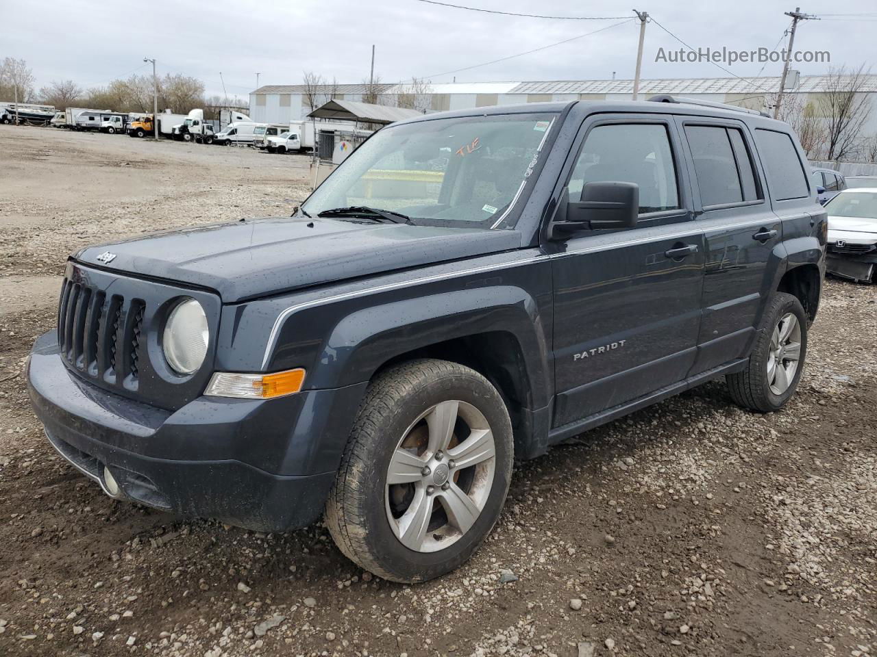 2014 Jeep Patriot Limited Серый vin: 1C4NJRCB7ED524265