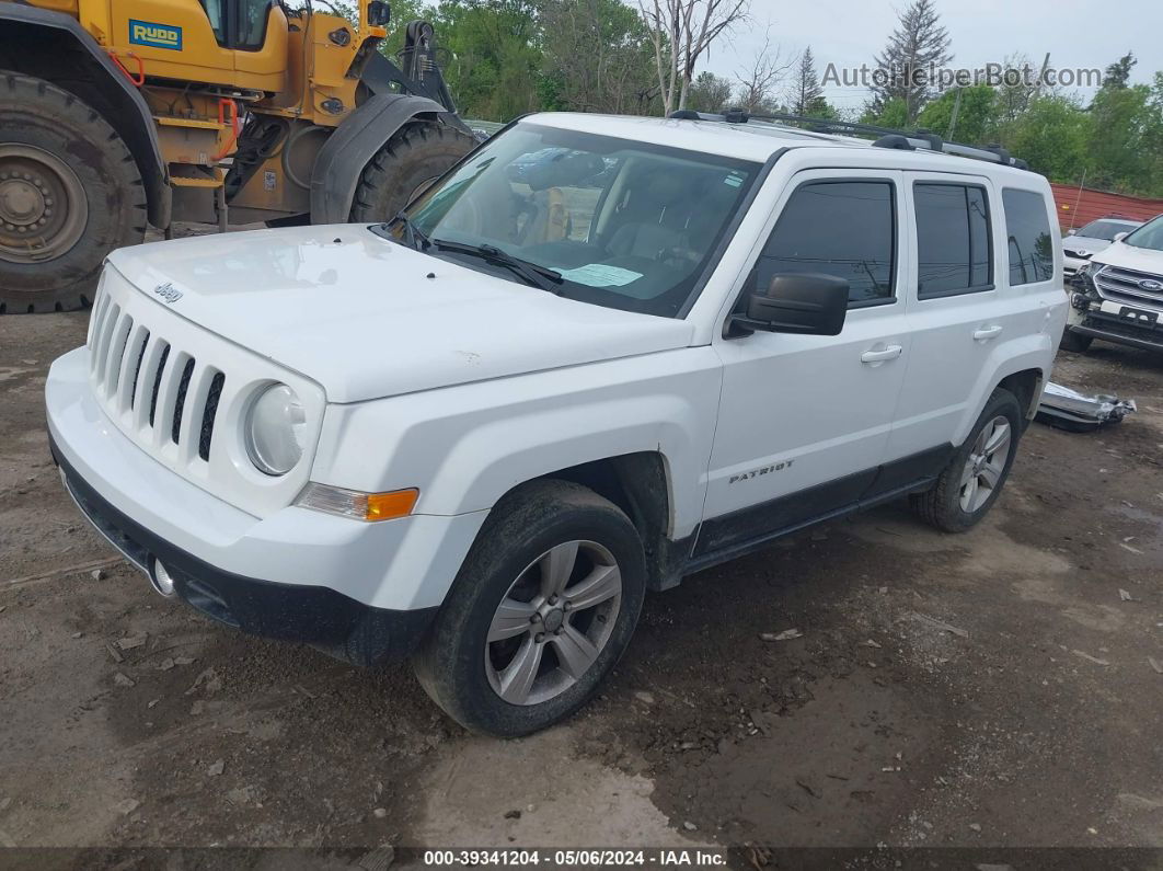 2014 Jeep Patriot Limited White vin: 1C4NJRCB8ED727696