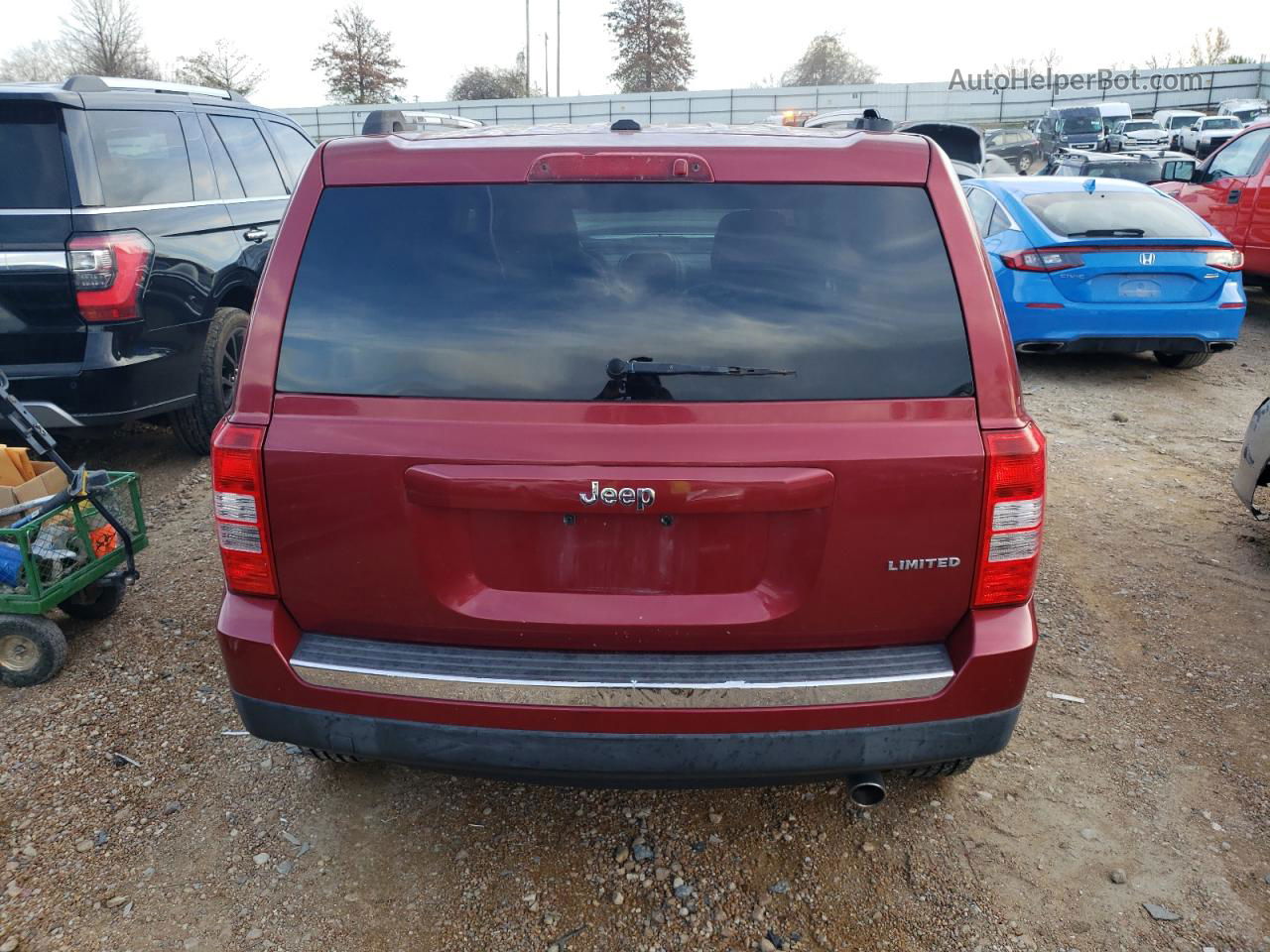 2012 Jeep Patriot Limited Темно-бордовый vin: 1C4NJRCB9CD577546