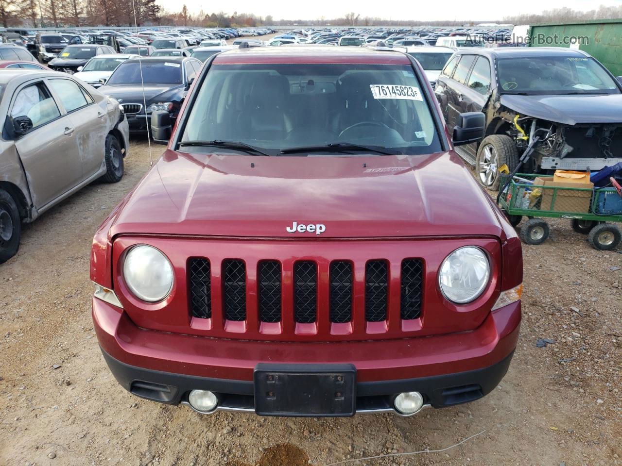 2012 Jeep Patriot Limited Темно-бордовый vin: 1C4NJRCB9CD577546