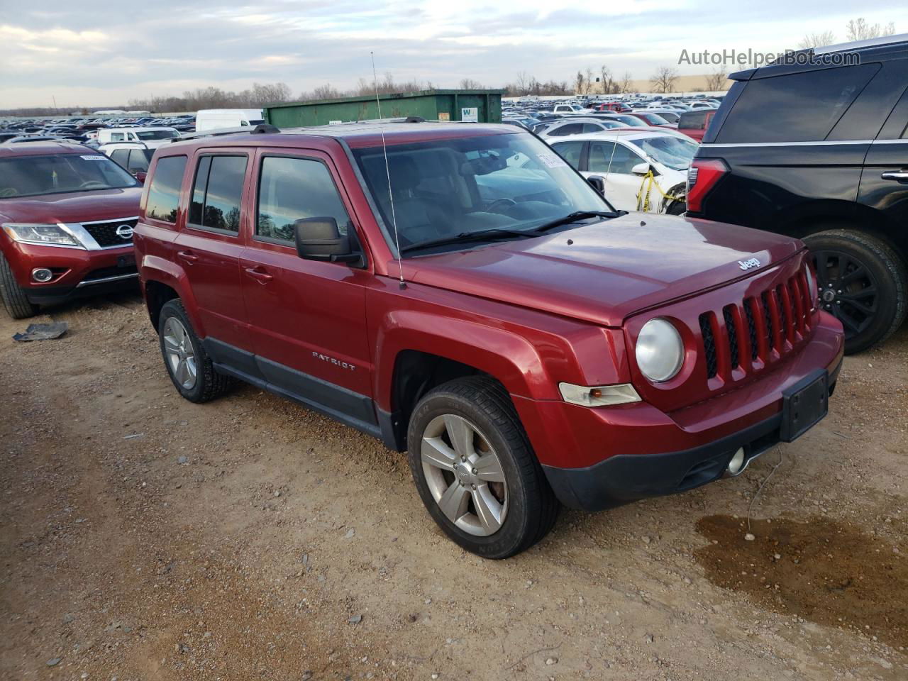 2012 Jeep Patriot Limited Темно-бордовый vin: 1C4NJRCB9CD577546