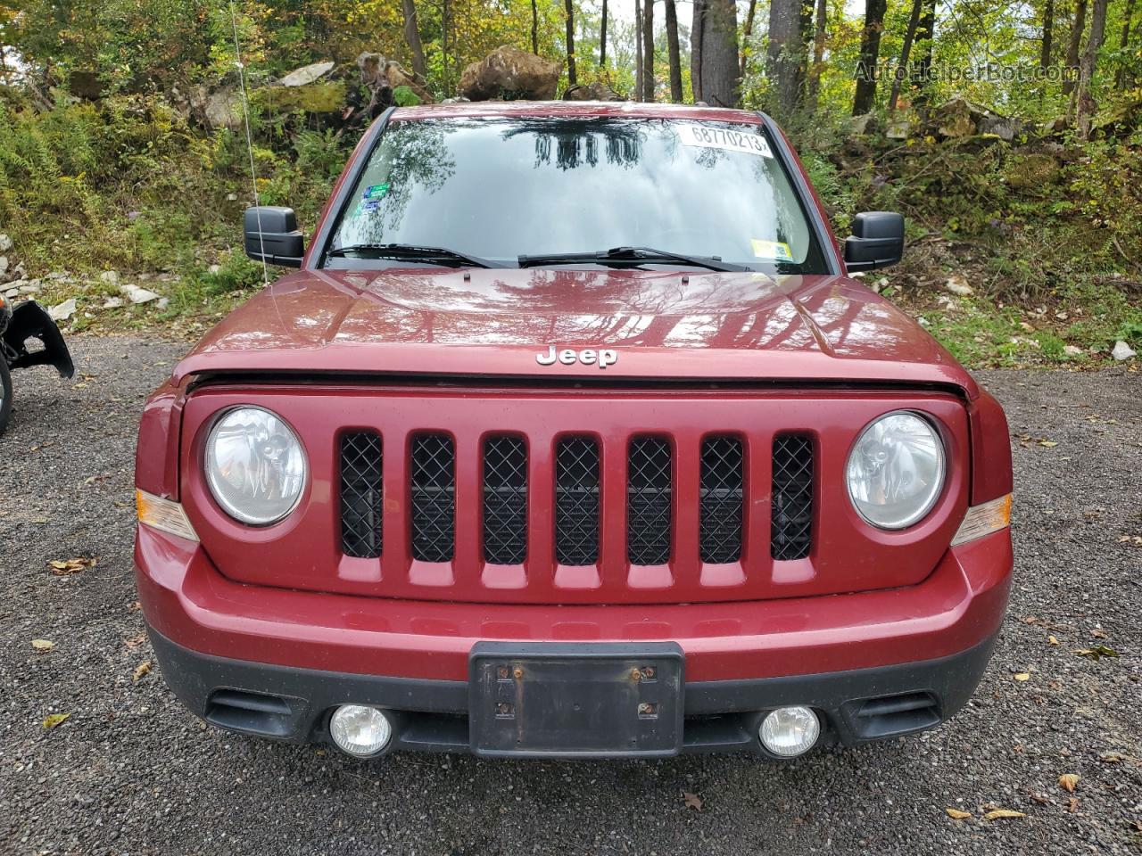 2012 Jeep Patriot Latitude Maroon vin: 1C4NJRFB0CD683377