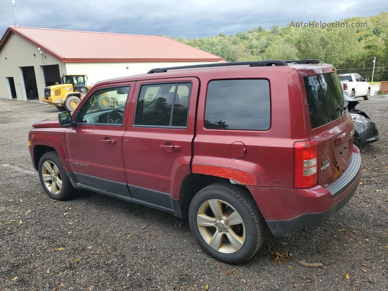 2012 Jeep Patriot Latitude Maroon vin: 1C4NJRFB0CD683377