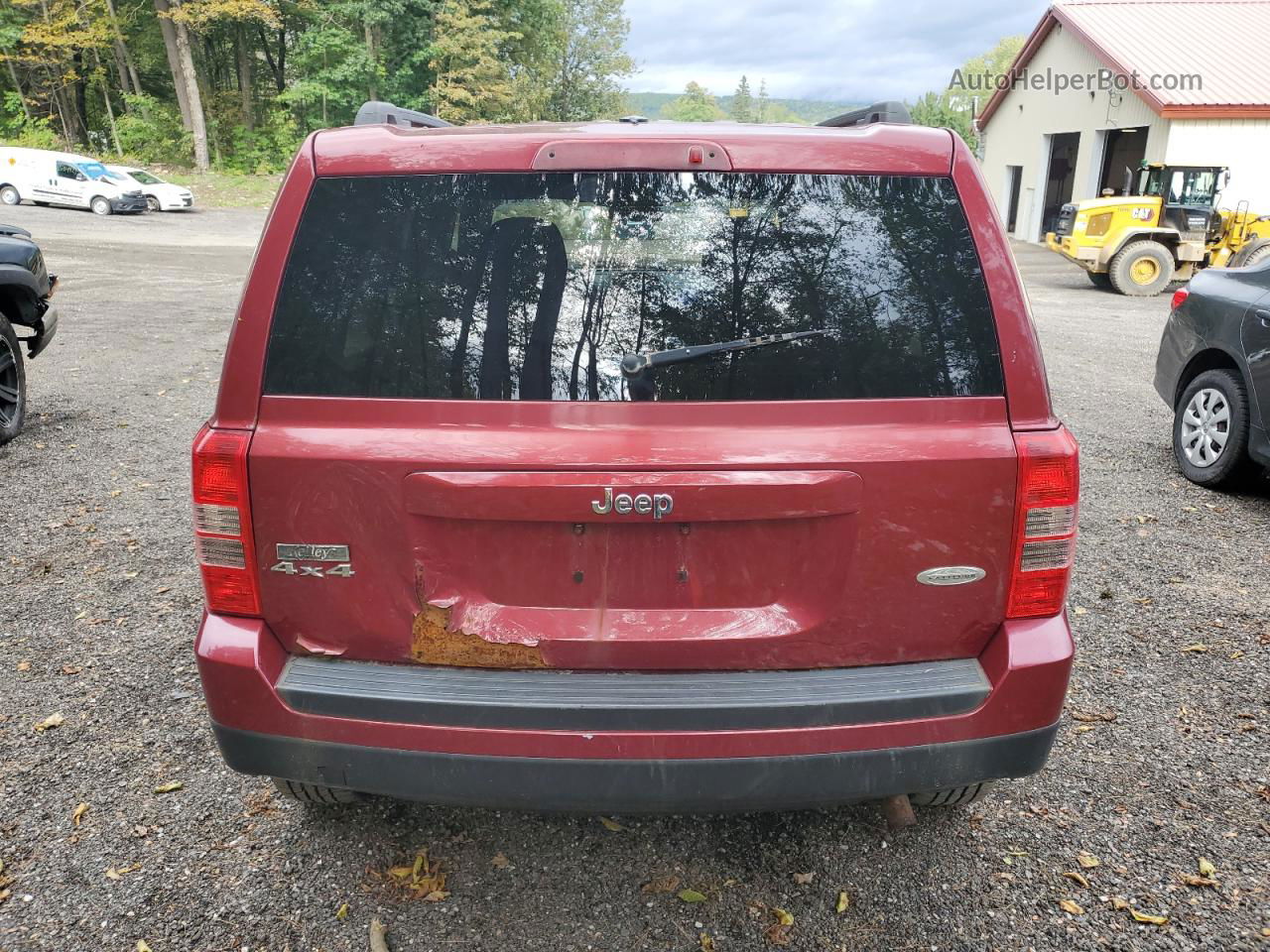 2012 Jeep Patriot Latitude Maroon vin: 1C4NJRFB0CD683377