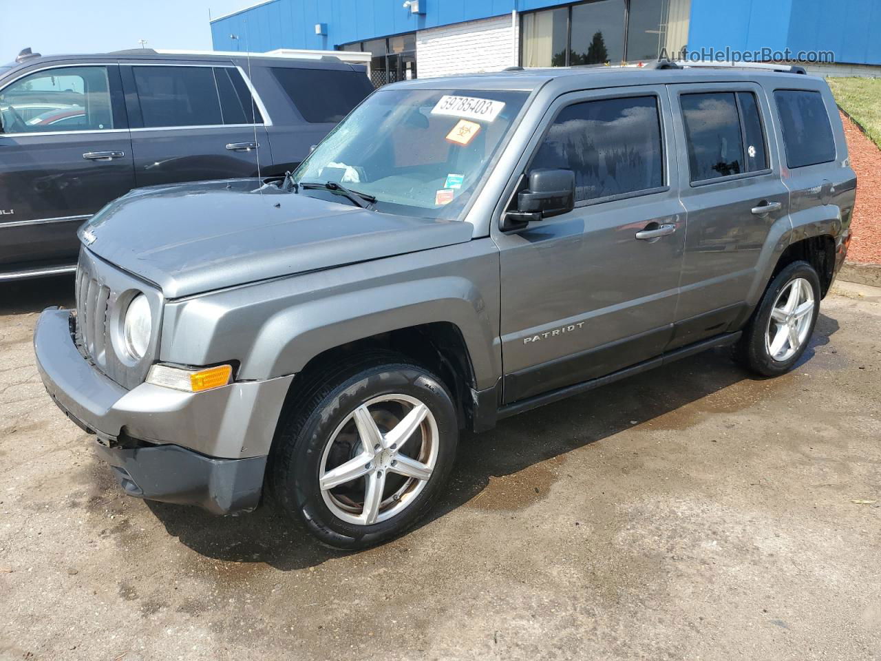 2012 Jeep Patriot Latitude Gray vin: 1C4NJRFB0CD689275