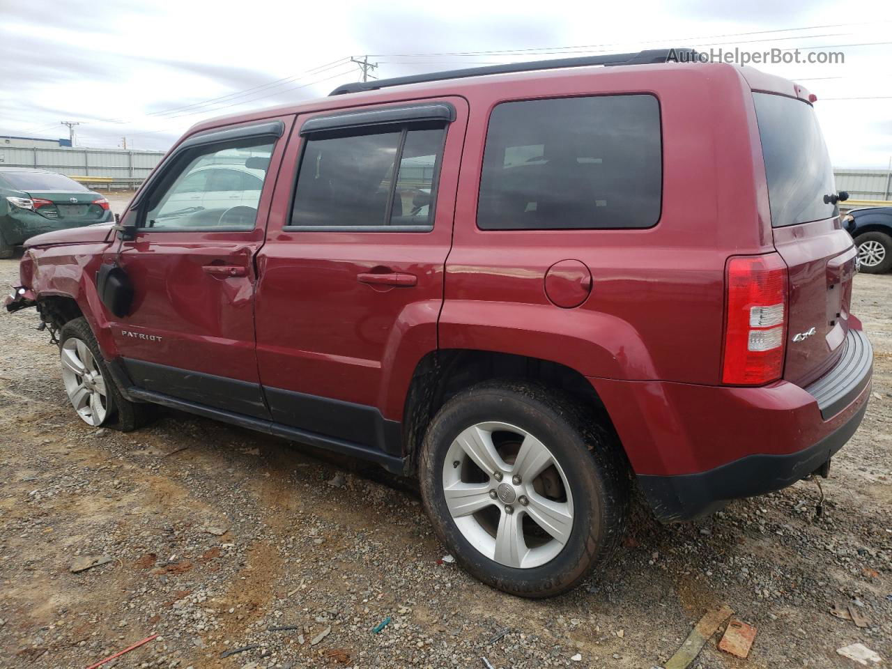 2014 Jeep Patriot Latitude Maroon vin: 1C4NJRFB0ED555000